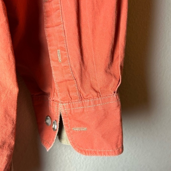 GameGuard Shooting Shirt Men’s Size Medium Orange Button Up Outdoor Hunting Gear - Picture 6 of 6